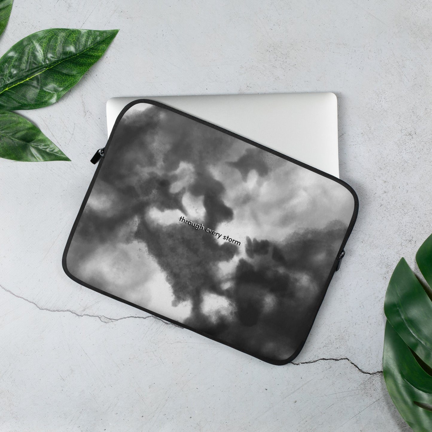 Laptop-Tasche "through every storm"