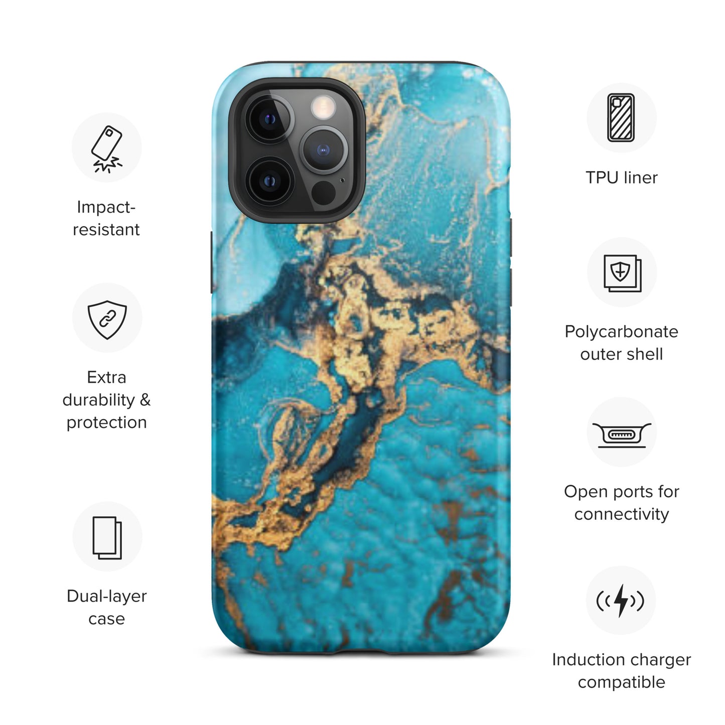 Hardcase iPhone® Handyhülle „Deep Ocean“