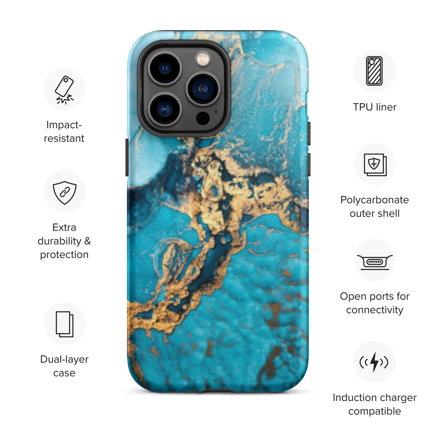 Hardcase iPhone® Handyhülle „Deep Ocean“