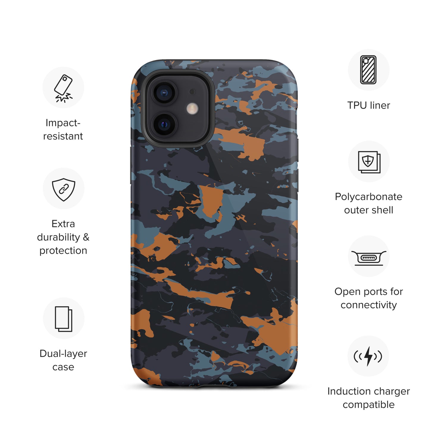 Hardcase iPhone® Handyhülle "Military Blue"