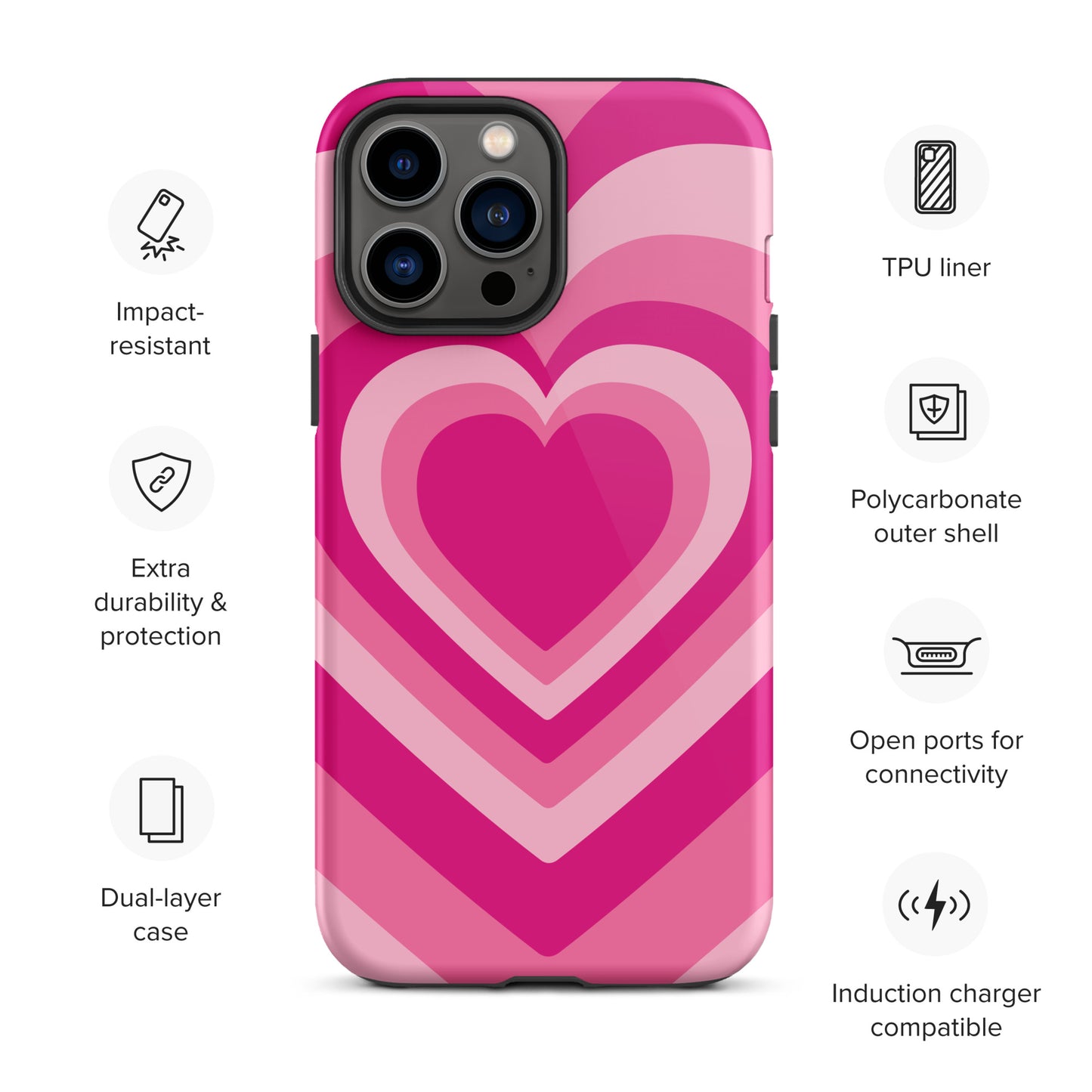 Hardcase iPhone® Handyhülle "Big Heart"